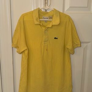 LACOSTE Bright Yellow Polo Shirt